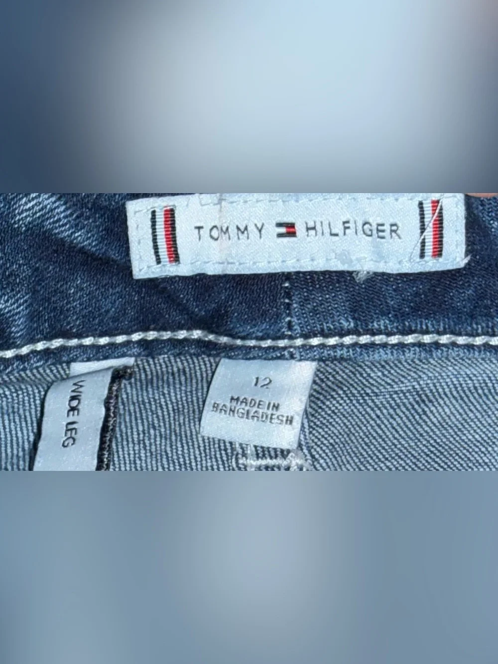 EUC Boy’s Tommy Hilfiger Utility Carpenter Jeans - Wide Leg - Streetwear - 12